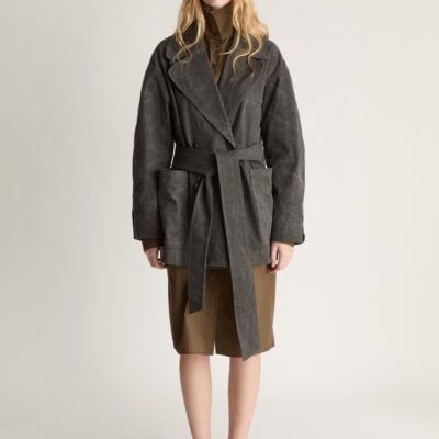 Lee Mathews Lenny Canvas Pea Coat - Image 1