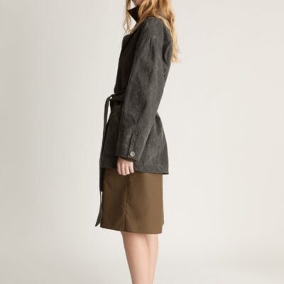 Lee Mathews Lenny Canvas Pea Coat - Image 2