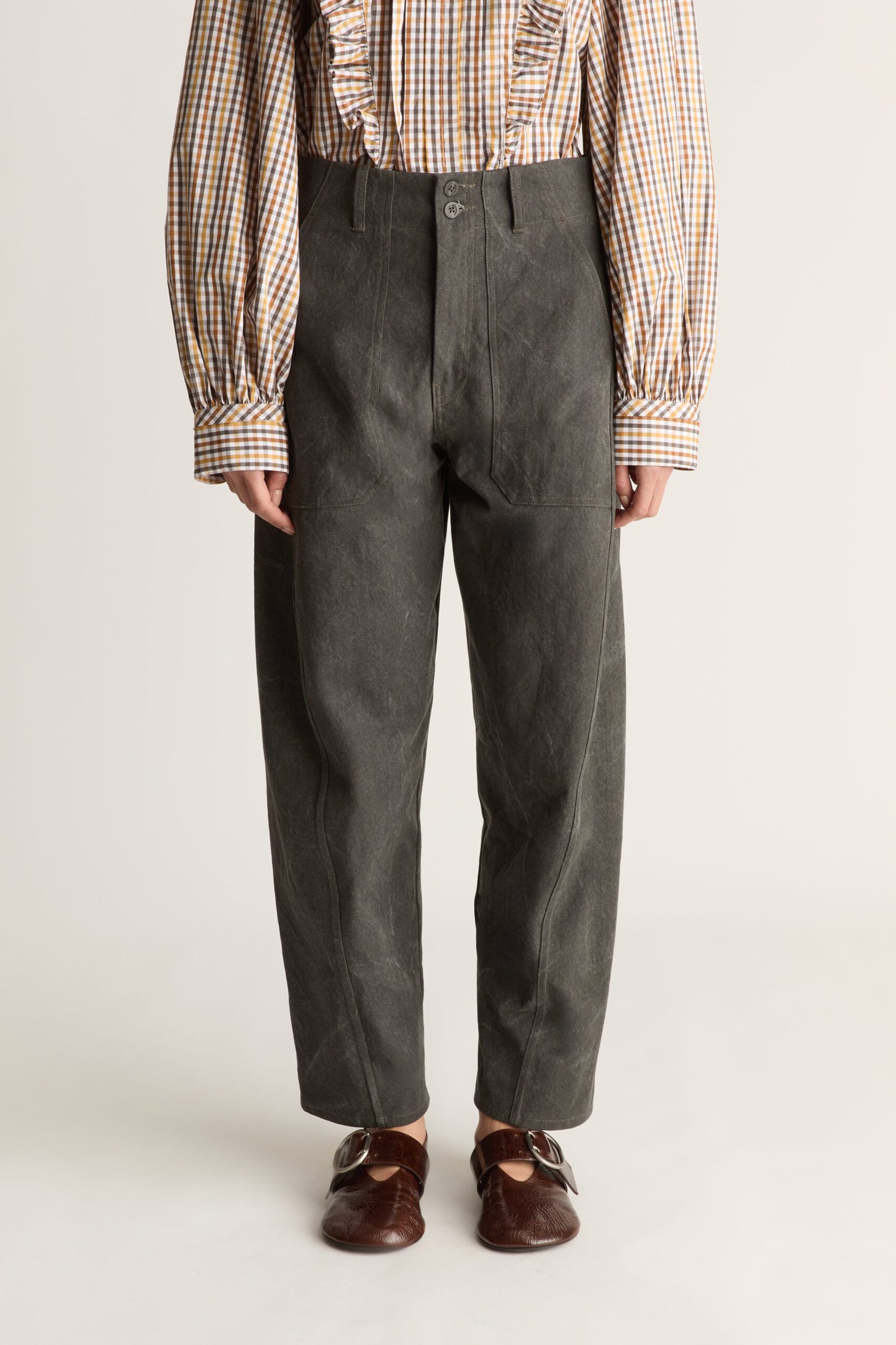 Lee Mathews Lenny Canvas Pant - Image 2