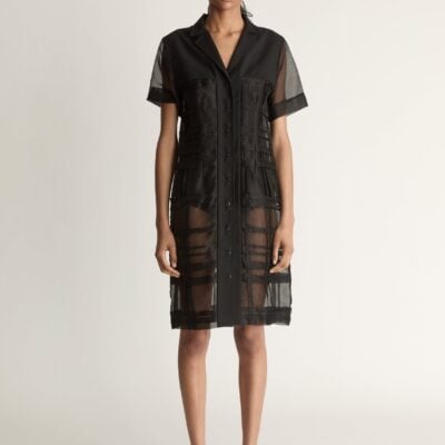 Lee Mathews Innes Organza Shirt Dress - Image 1