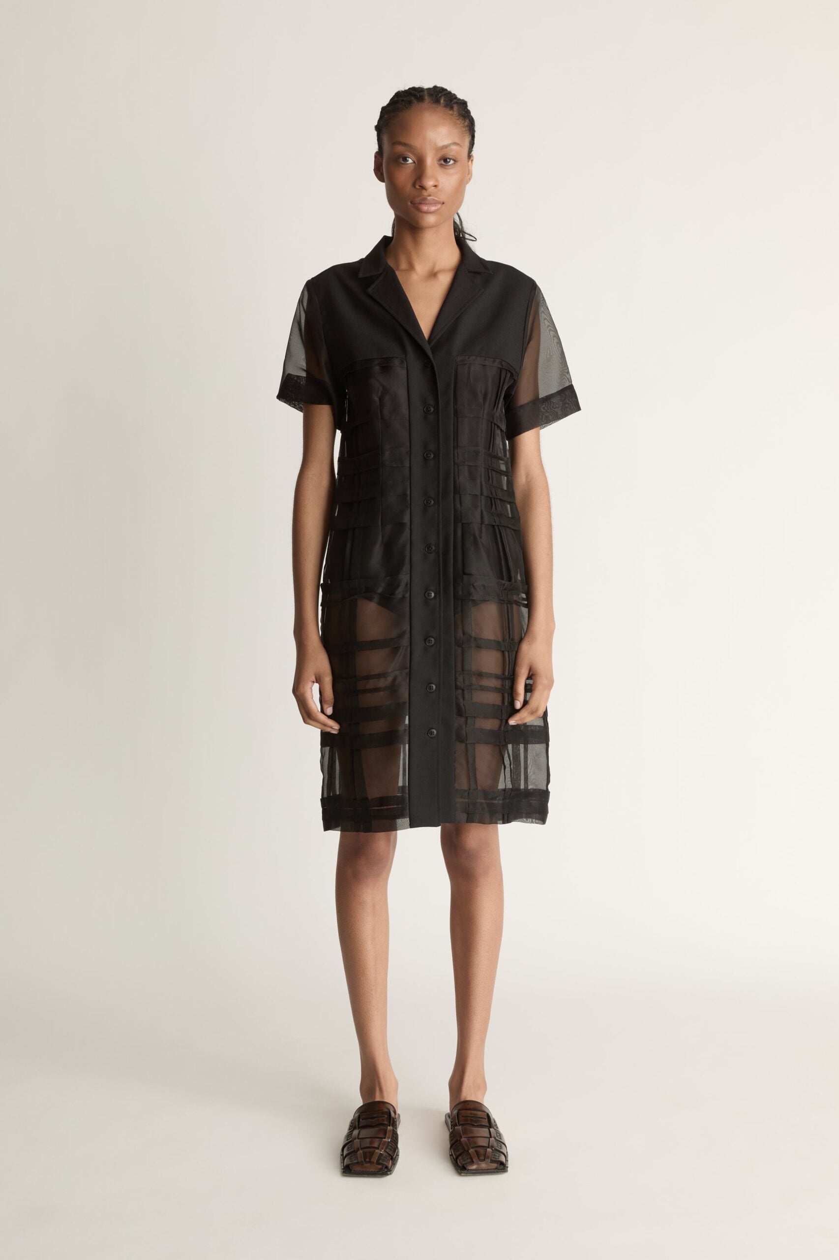 Lee Mathews Innes Organza Shirt Dress - Image 1