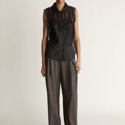 Lee Mathews Innes Organza Ruffle Top - Image 1