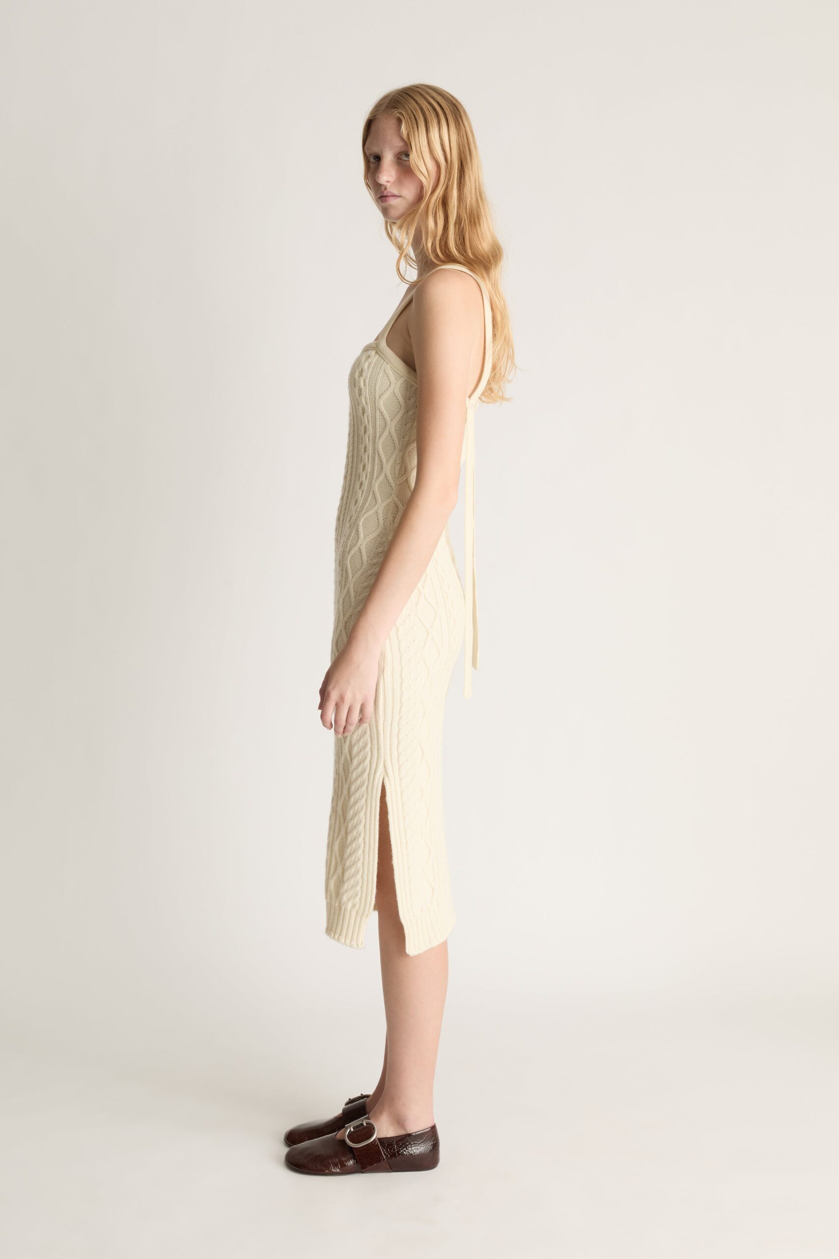 MNLM310826190832068_3 Lee Mathews Guinness Cable Midi Dress - Image 3