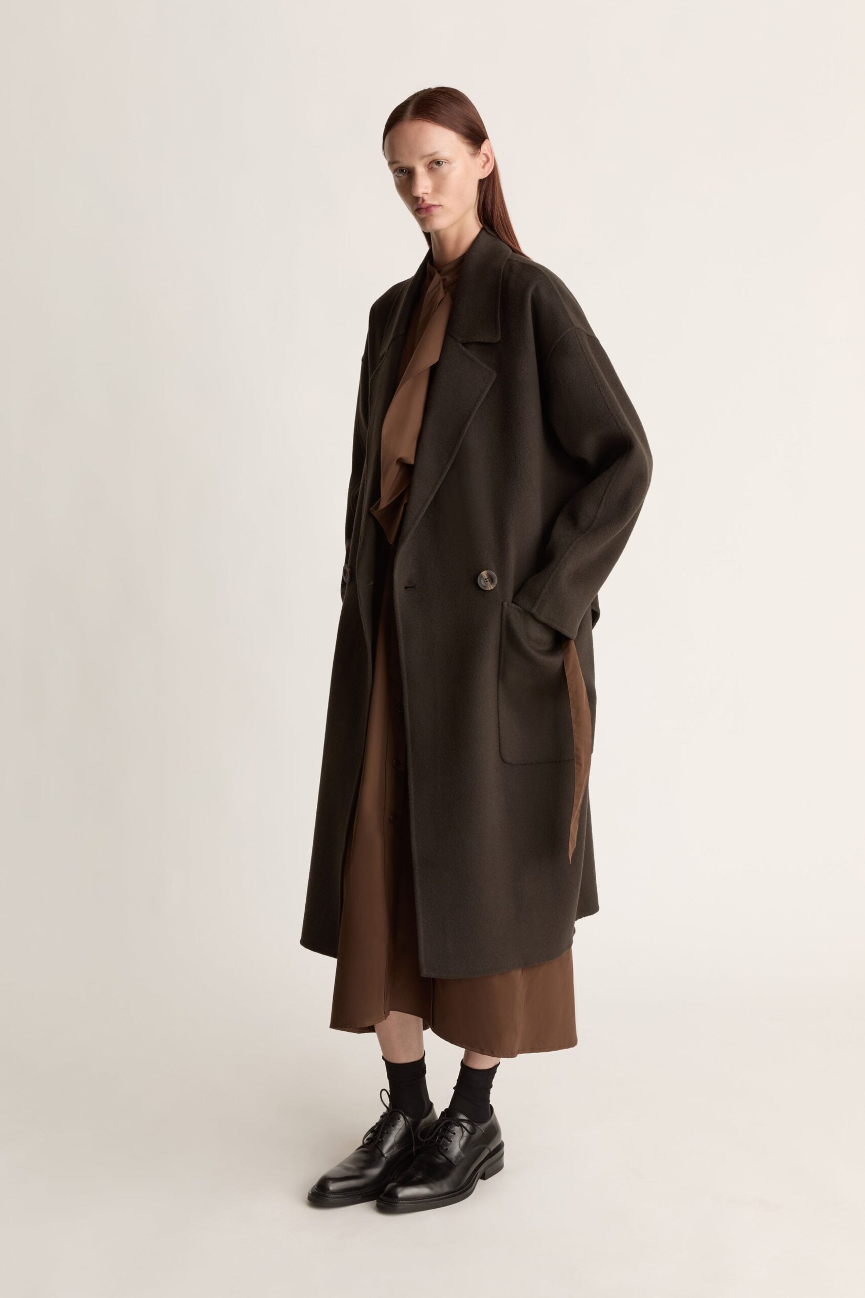 MNLM310826190832077_3 Lee Mathews Florentine Cocoon Coat - Image 3