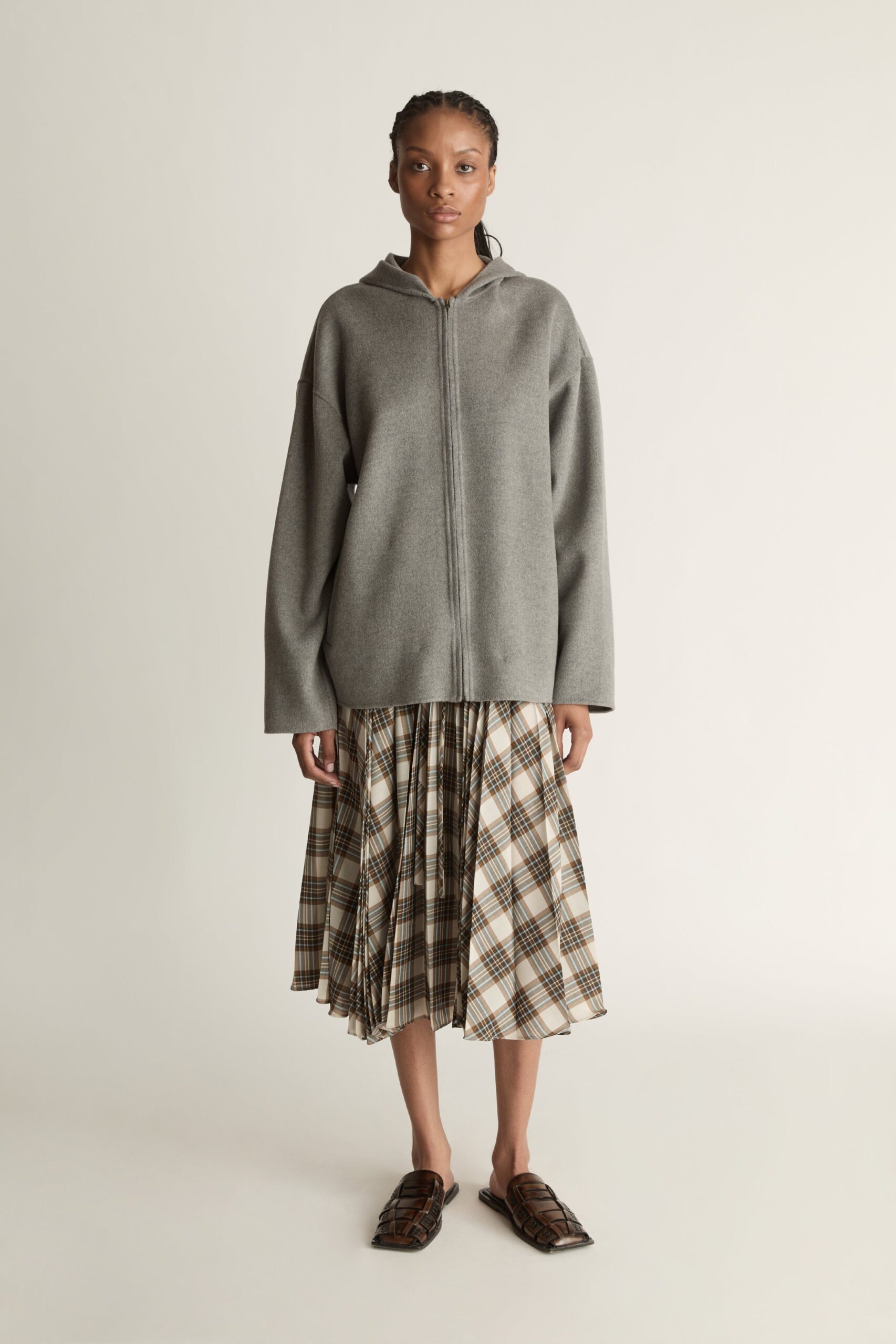 Lee Mathews Florentine Cashmere Hooded Jacket - Image 1