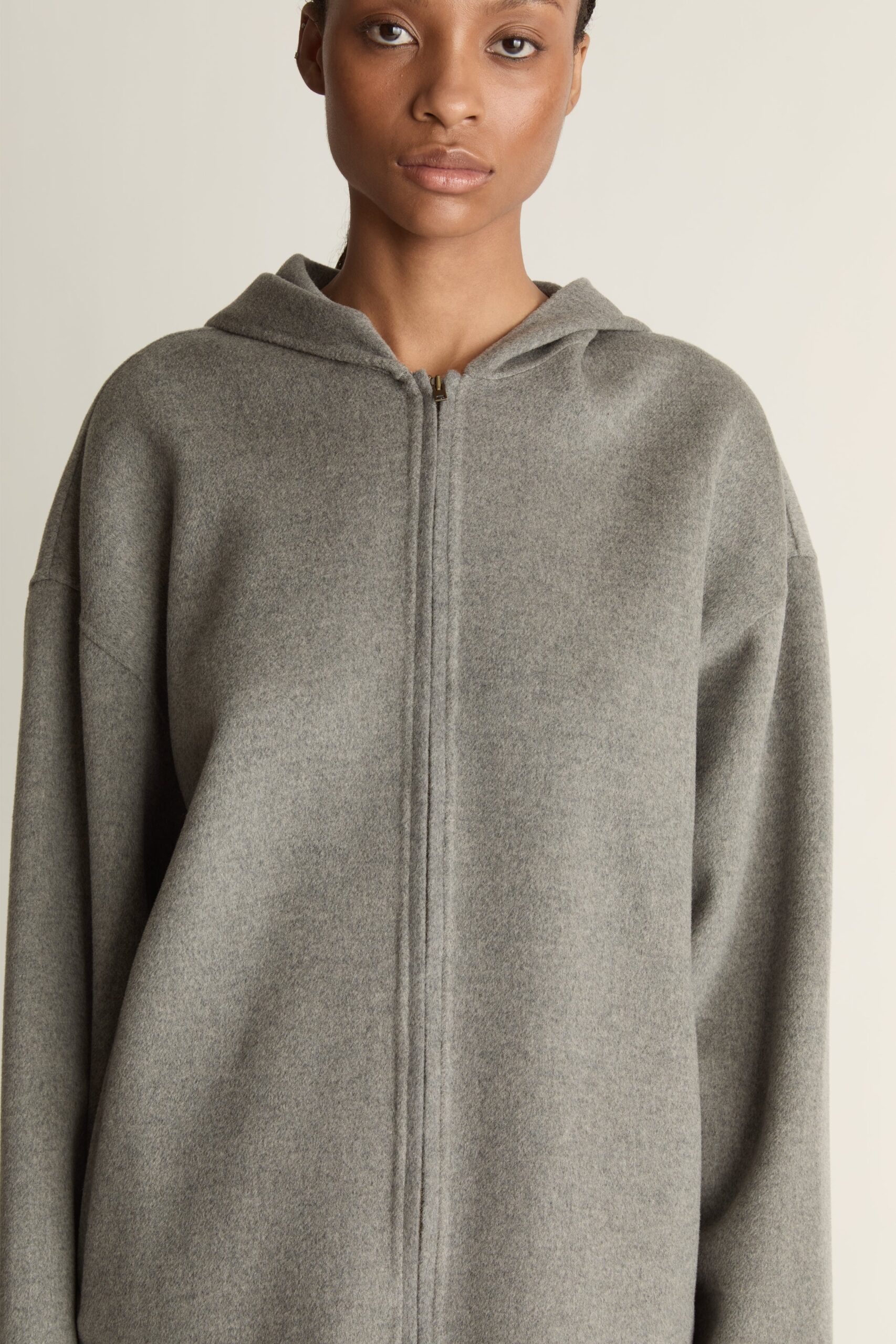 MNLM310826190832079_2 Lee Mathews Florentine Cashmere Hooded Jacket - Image 2
