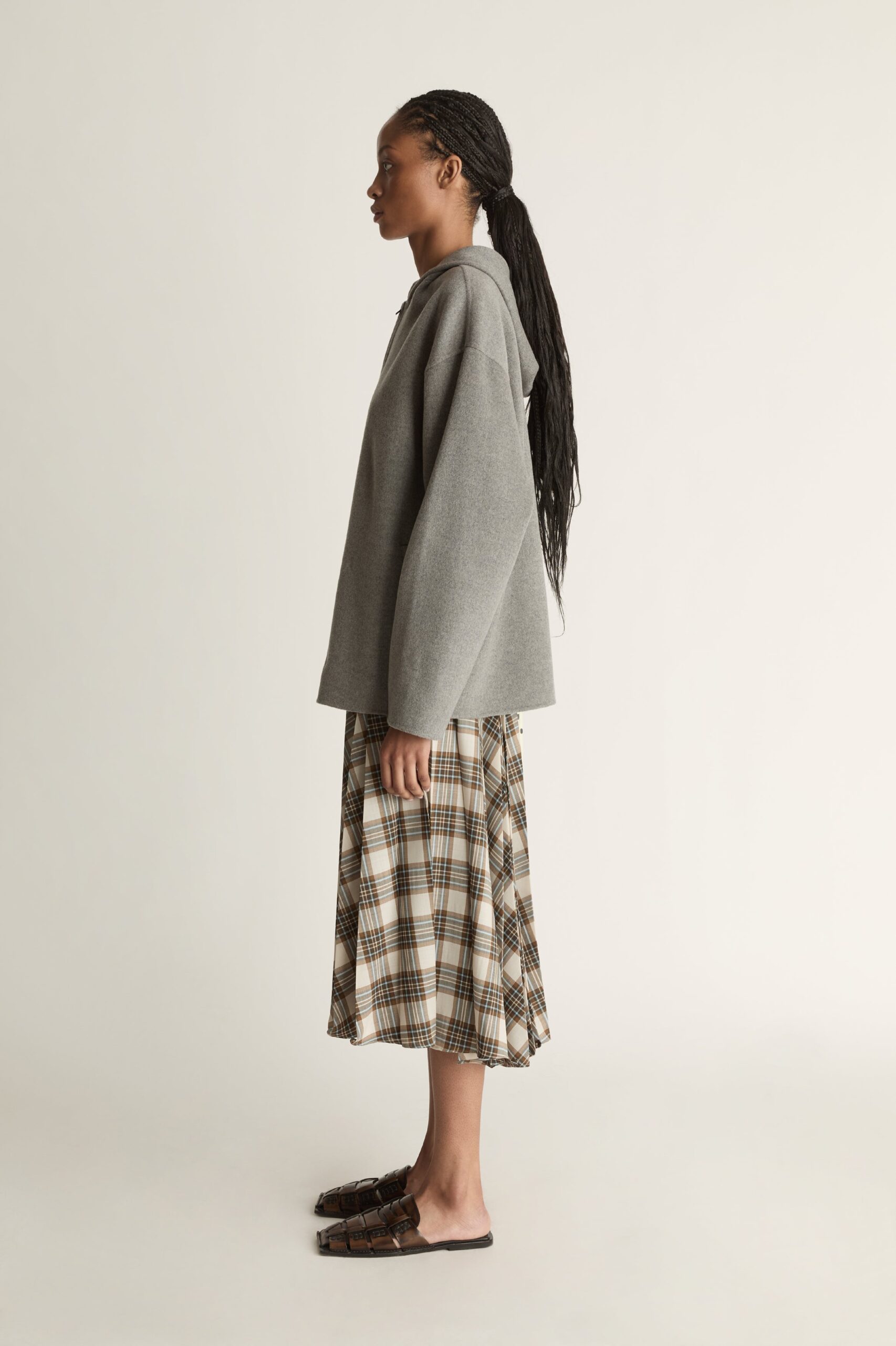 MNLM310826190832079_3 Lee Mathews Florentine Cashmere Hooded Jacket - Image 3