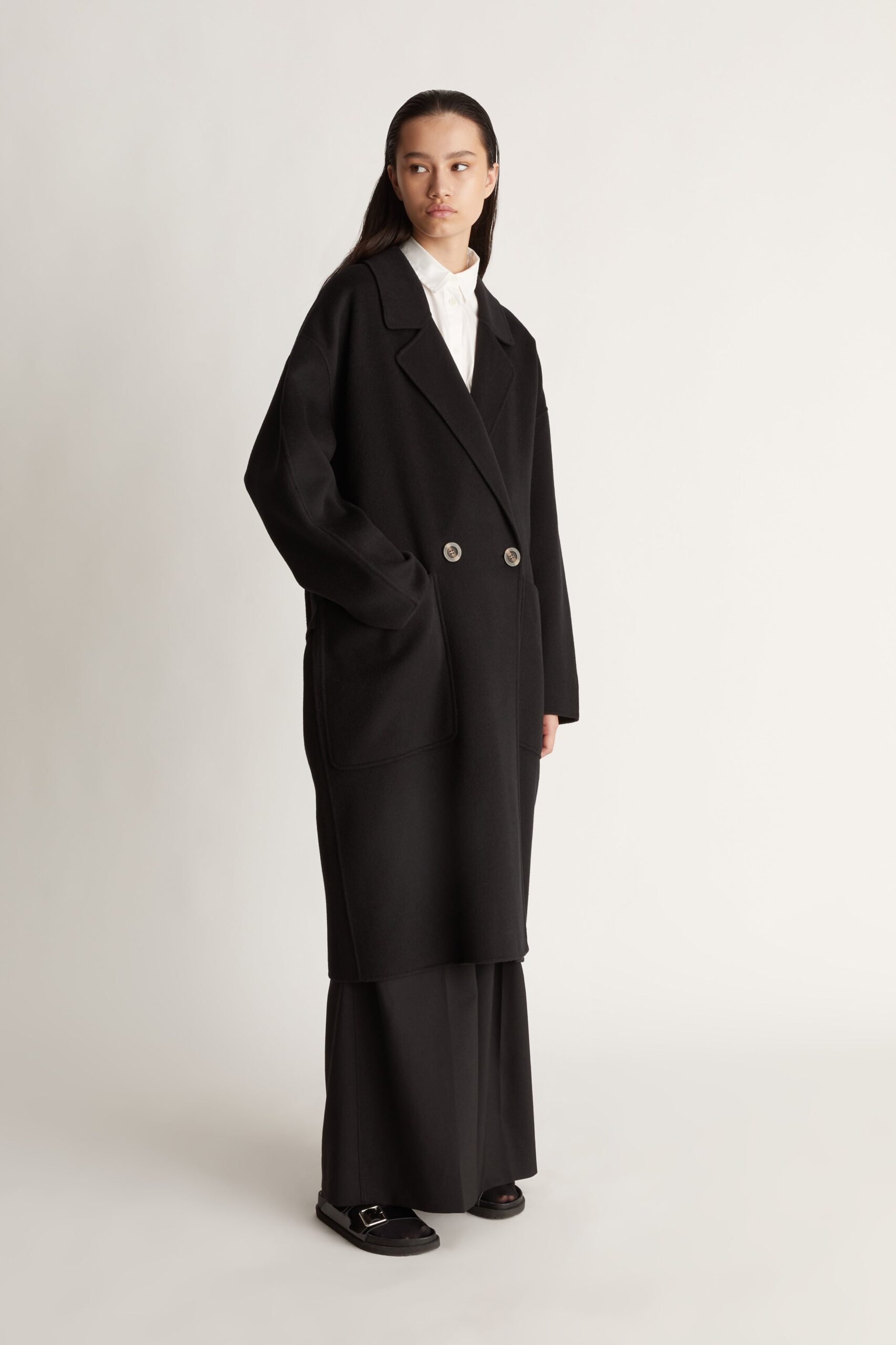 MNLM310826190832080_3 Lee Mathews Florentine Cashmere Cocoon Coat - Image 3