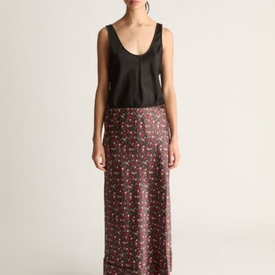 Lee Mathews Flora Silk Skirt - Image 1