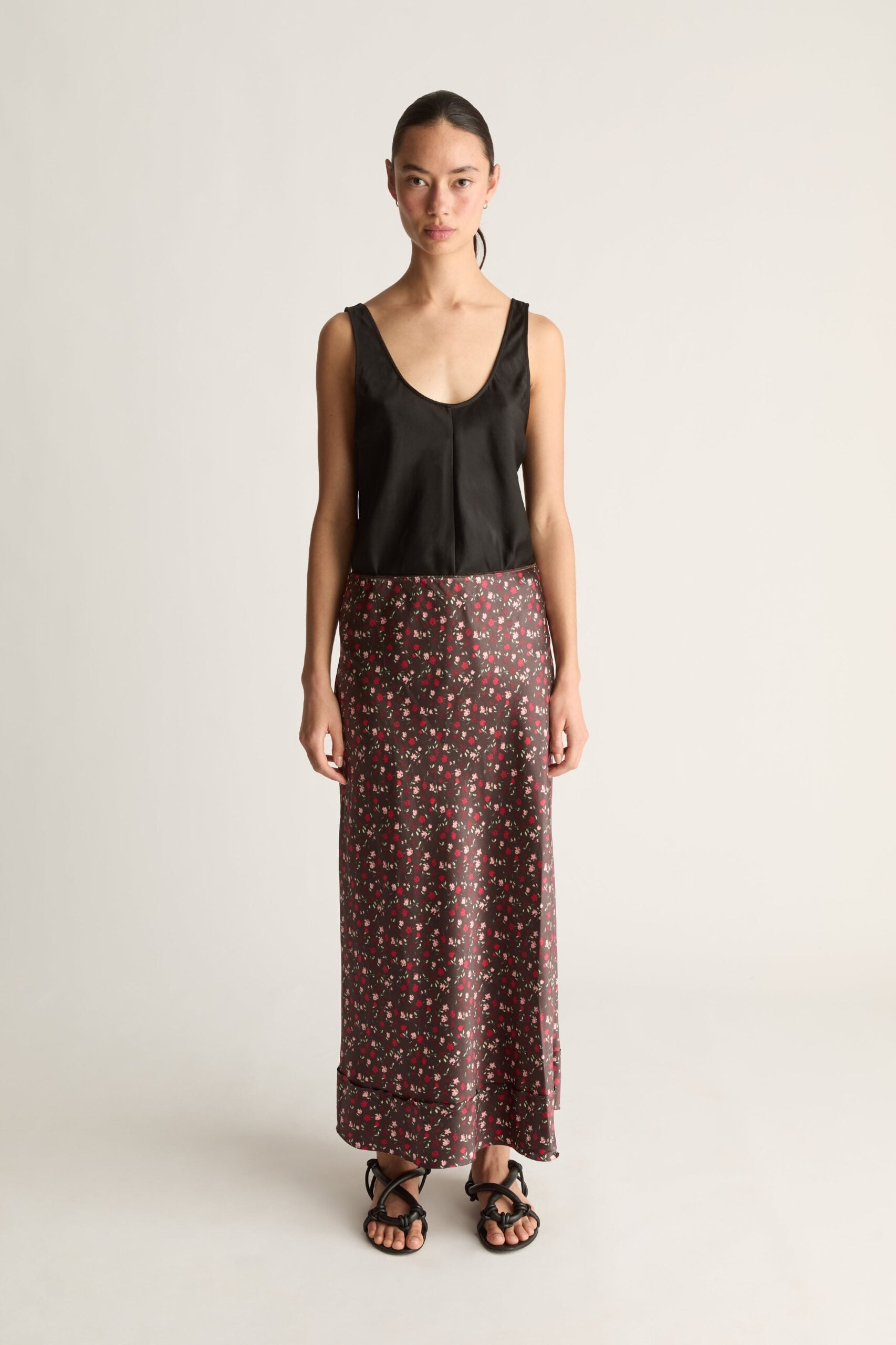Lee Mathews Flora Silk Skirt - Image 1