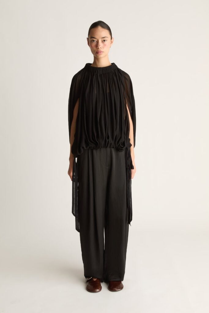 Lee Mathews Evelyn Georgette Blouse - Image 1
