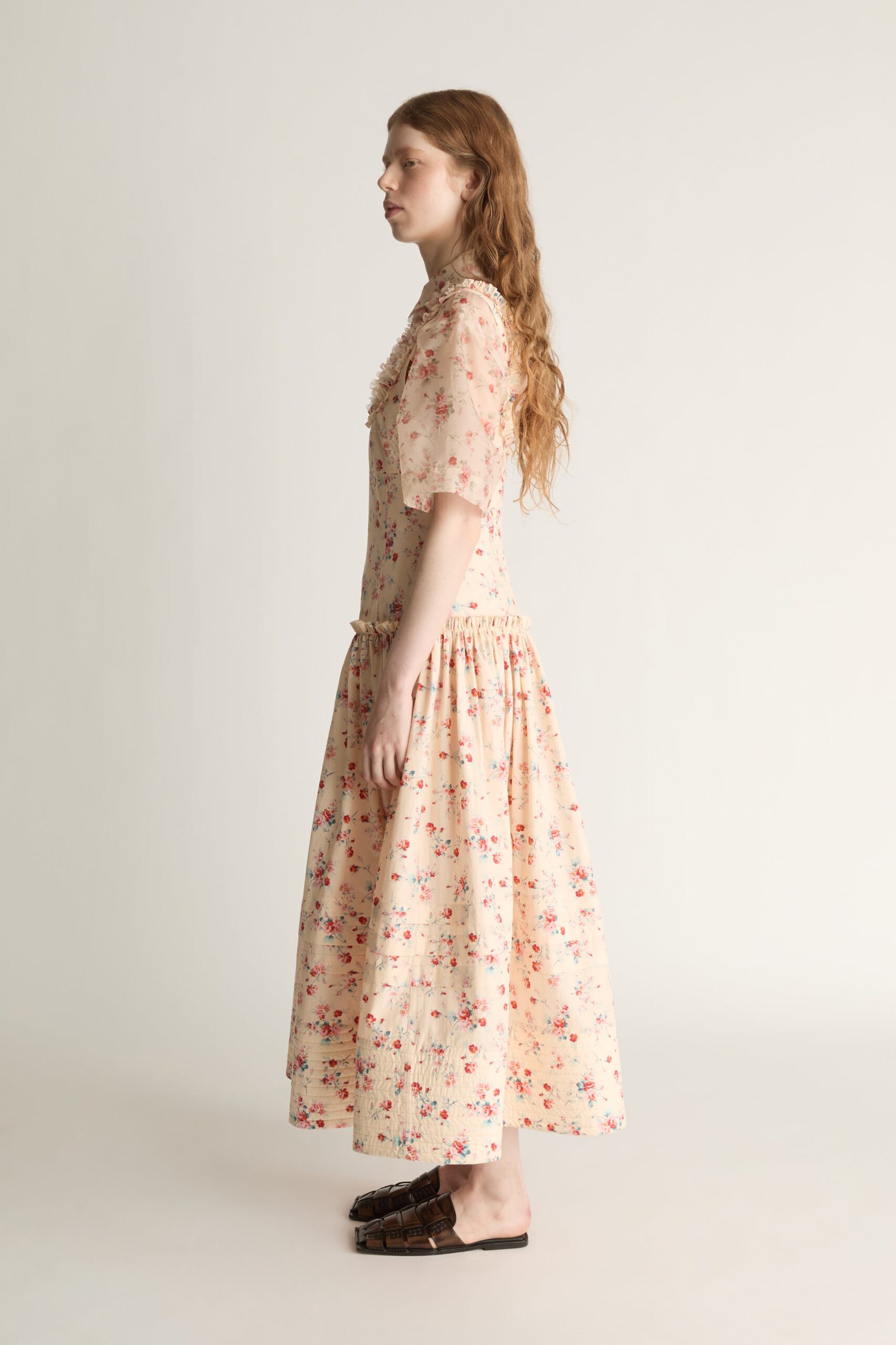 MNLM310826190832100_3 Lee Mathews Clarice Floral Dress - Image 3