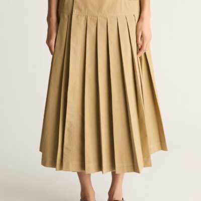 Lee Mathews Cecil Cotton Wrap Skirt - Image 2