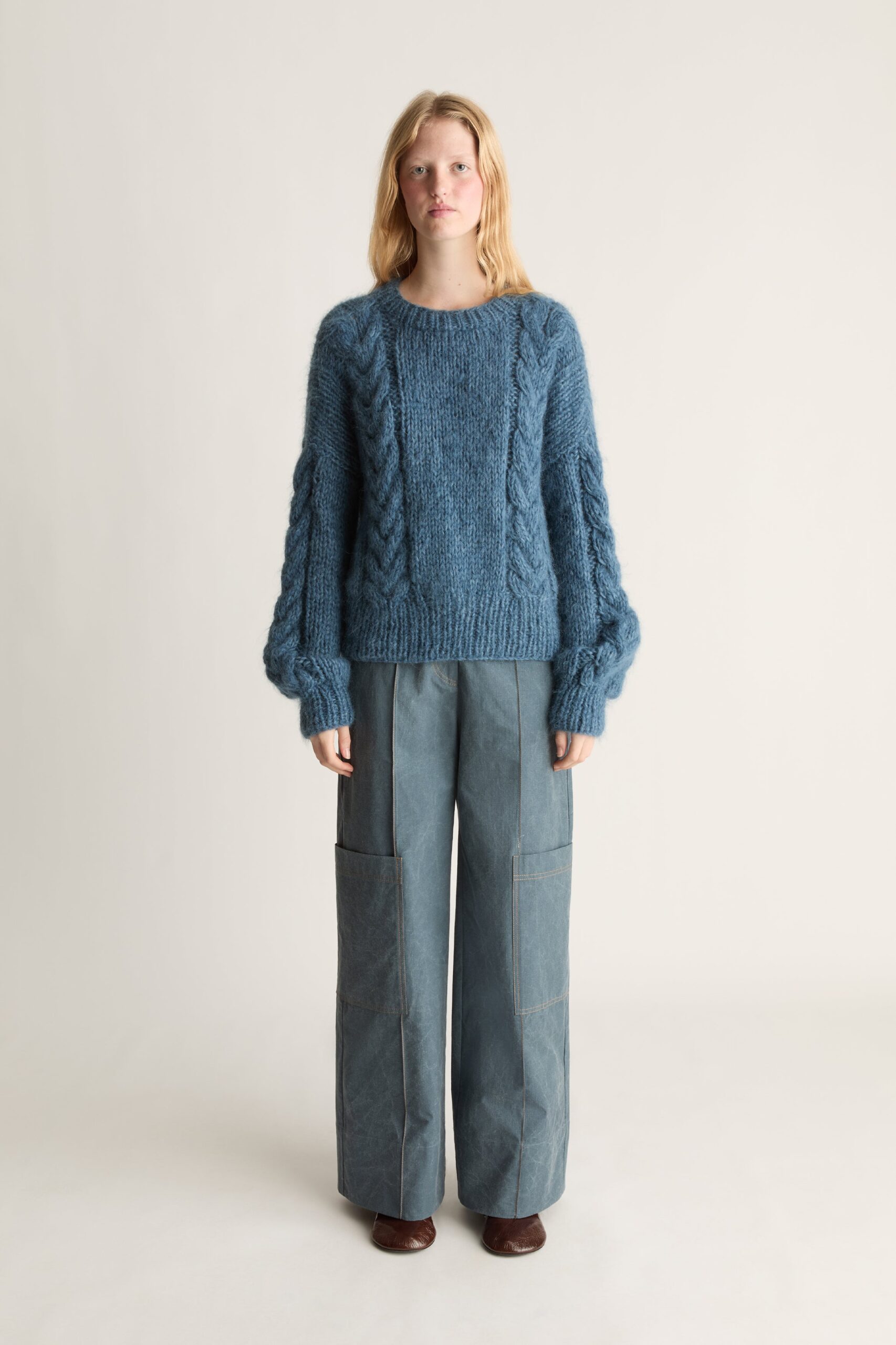 Lee Mathews Cecil Cotton Pant - Image 1