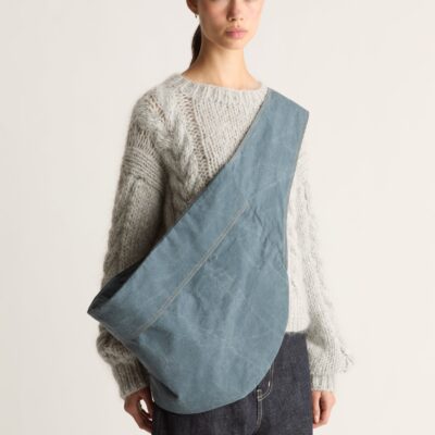 Lee Mathews Cecil Cotton Cross Body Bag - Image 1