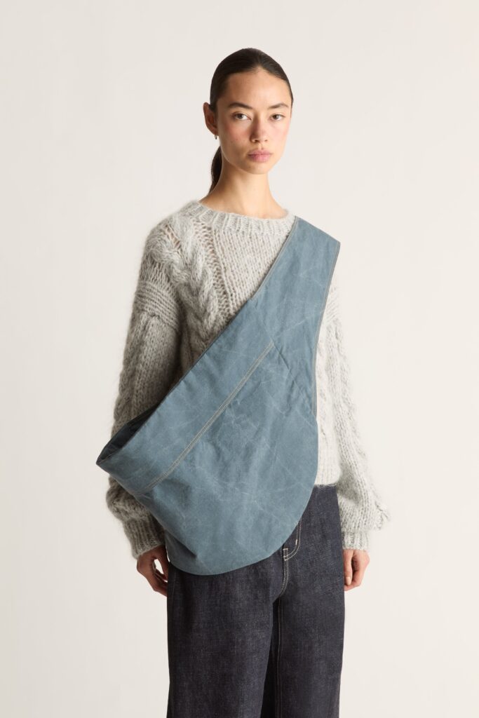 Lee Mathews Cecil Cotton Cross Body Bag - Image 1
