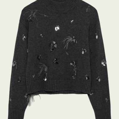 Simkhai Gabriette Embellished Sweater - Image 1