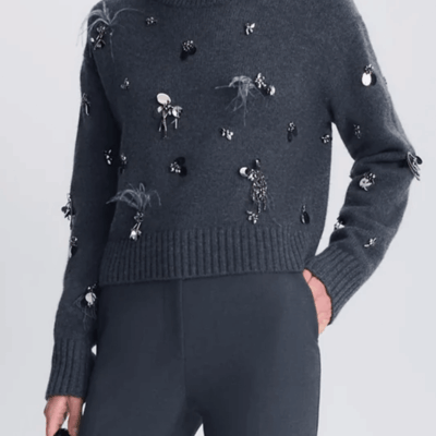 Simkhai Gabriette Embellished Sweater - Image 2