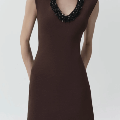 Simkhai Suki Compact Knit Mini Dress - Image 2
