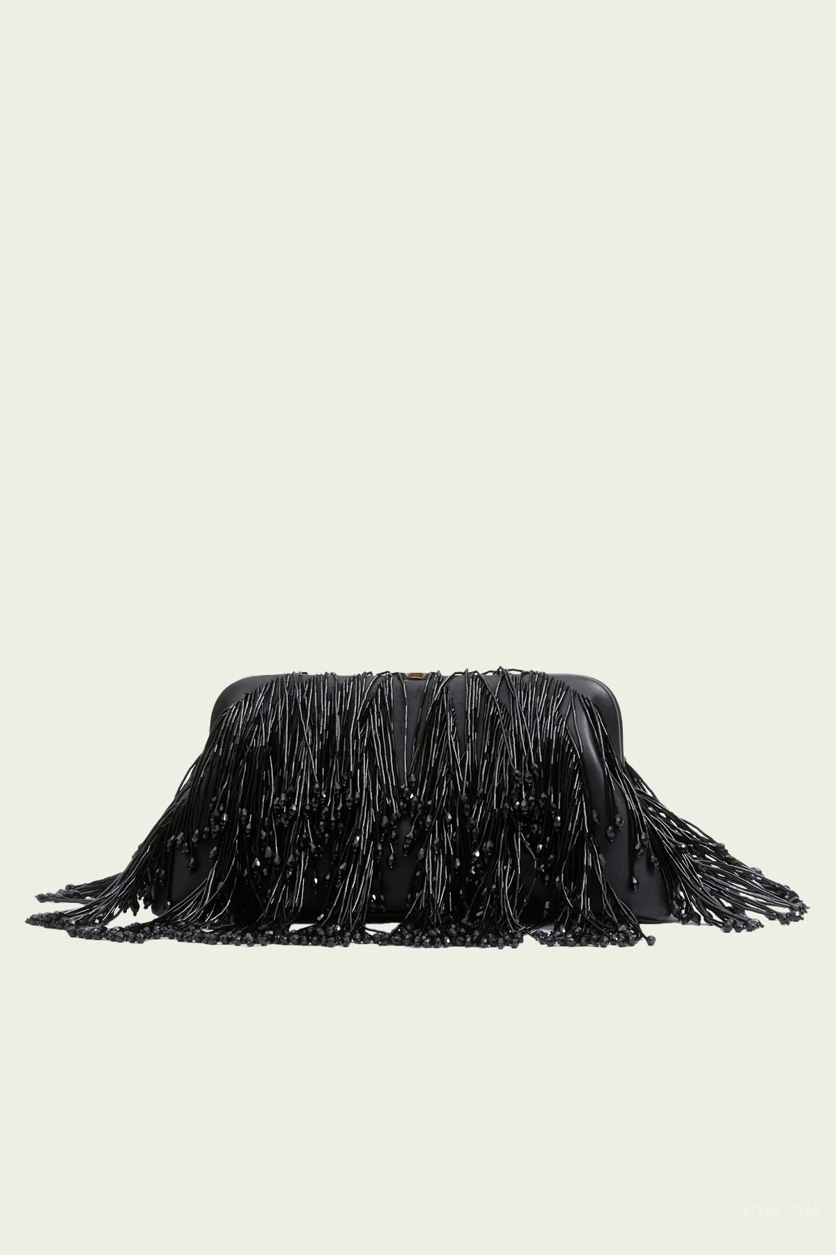 Simkhai Pia Beaded Fringe Clutch - Image 1