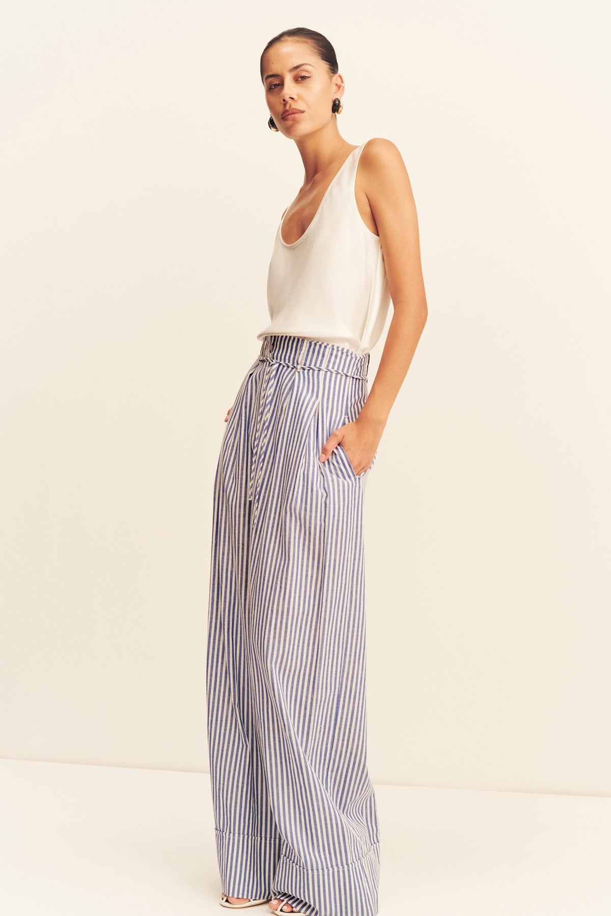 MNSJ140926213050002_2 Shona Joy Yasmine Belted Pant - Image 2