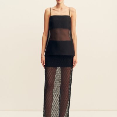 Shona Joy Talitha Fringe Maxi Skirt - Image 1