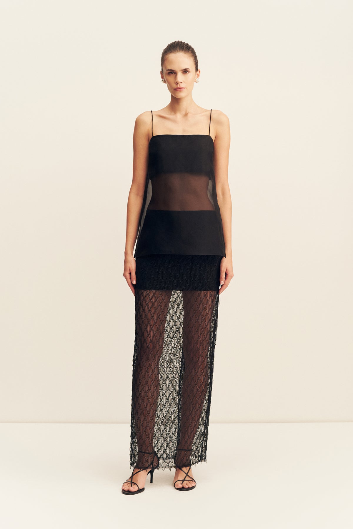 Shona Joy Talitha Fringe Maxi Skirt - Image 1