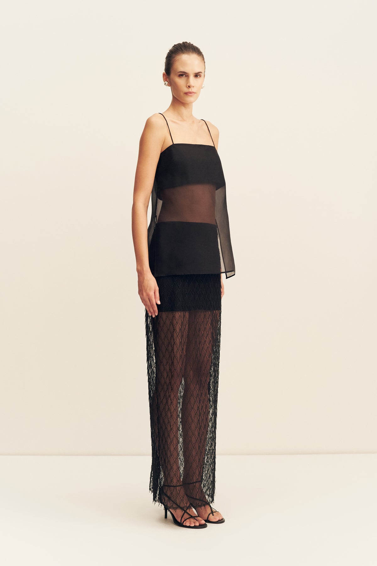 Shona Joy Talitha Fringe Maxi Skirt - Image 3