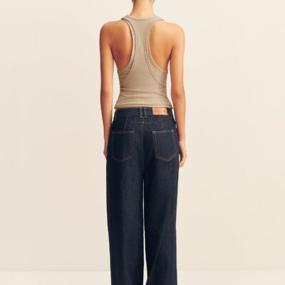 Shona Joy Sol Jersey Double Layered Racer Back Tank - Image 1