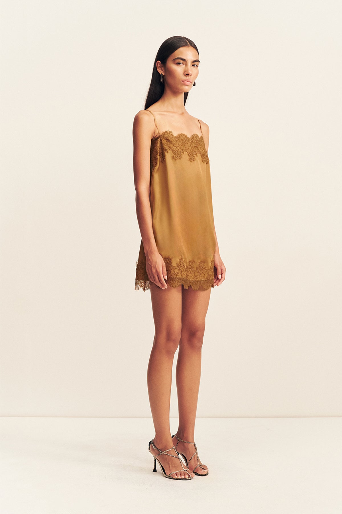 MNSJ140926213050016_3 Shona Joy Simona Lace Mini Dress - Image 3
