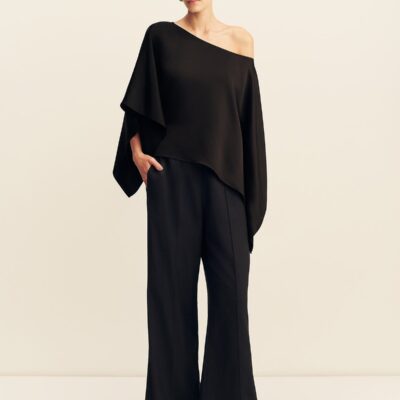 Shona Joy Savanna Draped Cape Top - Image 1