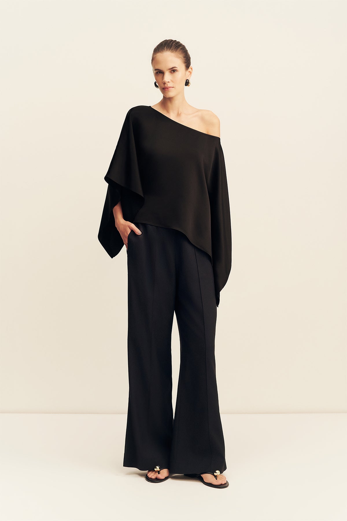 Shona Joy Savanna Draped Cape Top - Image 1