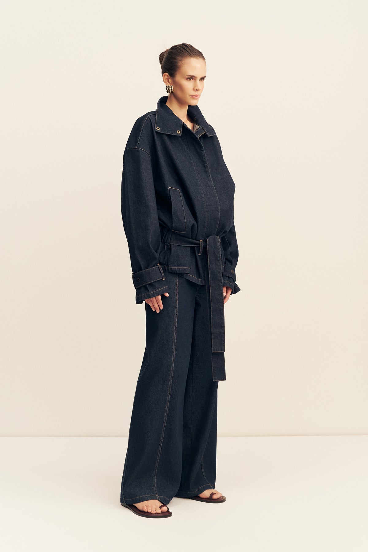MNSJ140926213050029_3 Shona Joy Rita Oversized Funnel Neck Jacket - Image 3