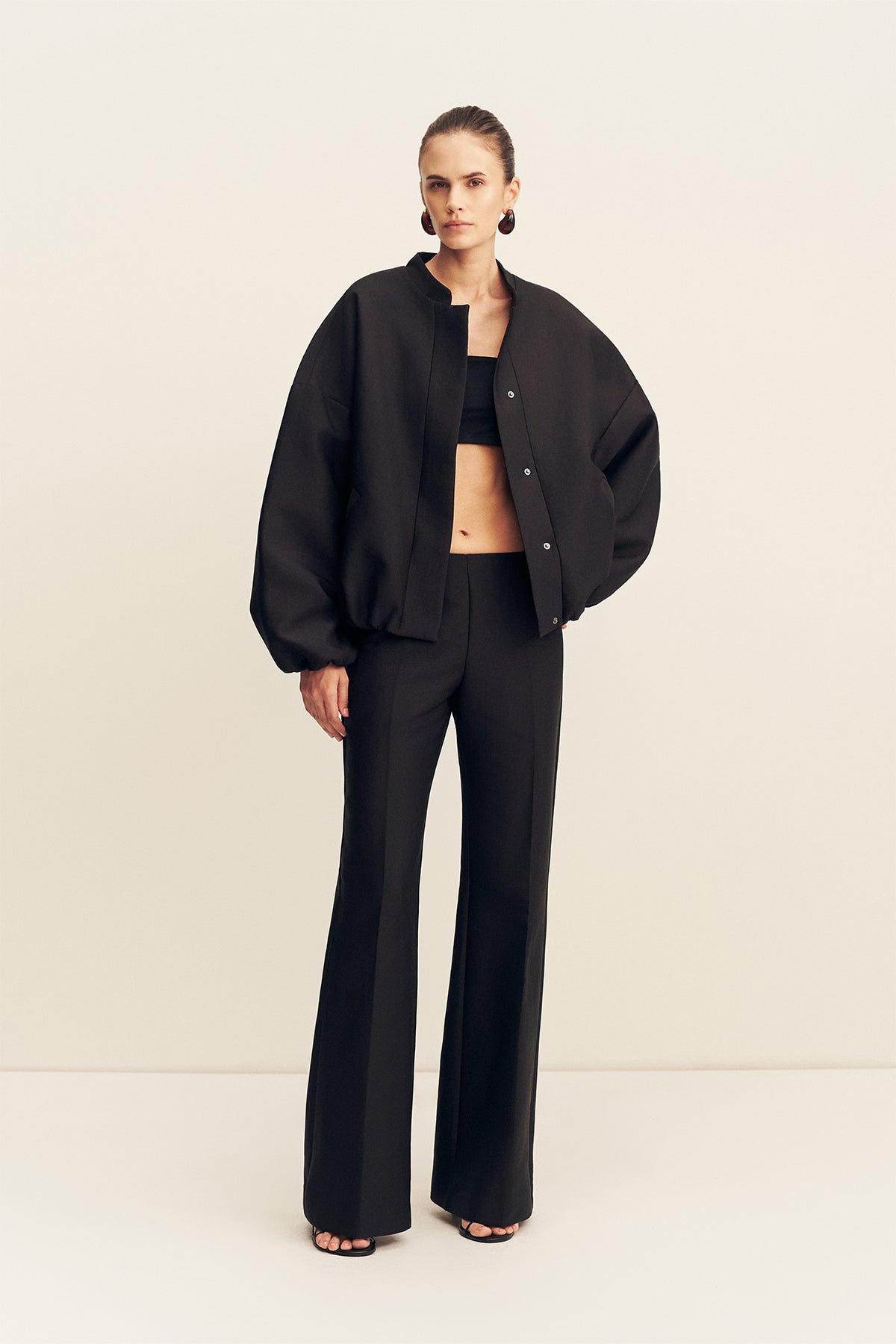 Shona Joy Otis Oversized Bomber Jacket - Image 1