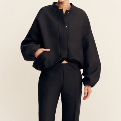Shona Joy Otis Oversized Bomber Jacket - Image 2