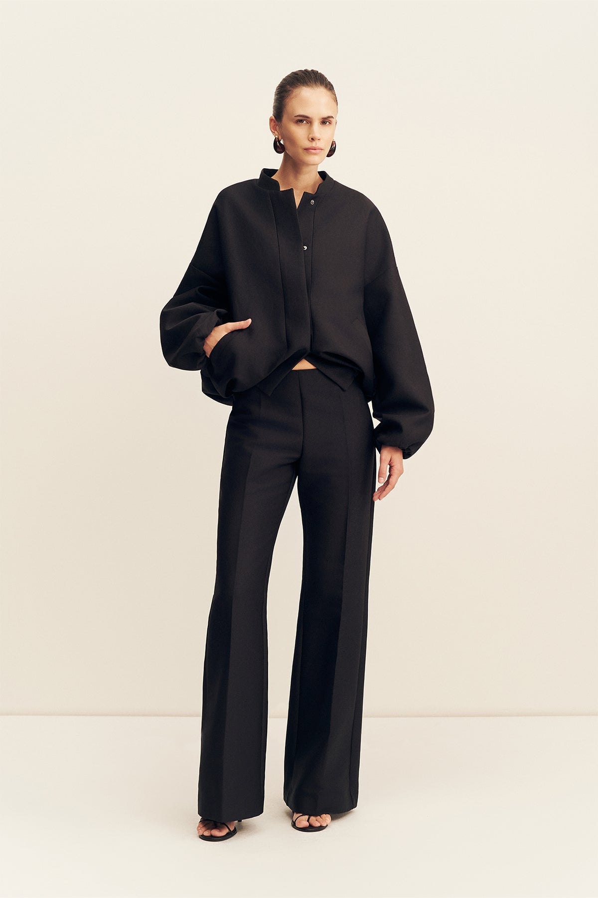 Shona Joy Otis Oversized Bomber Jacket - Image 3