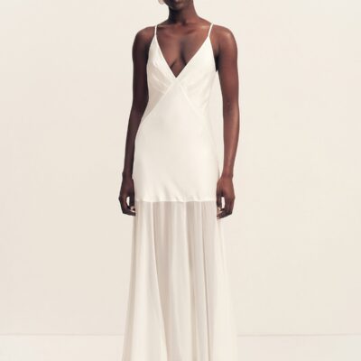 Shona Joy Moraya Plunged Maxi Dress - Image 1
