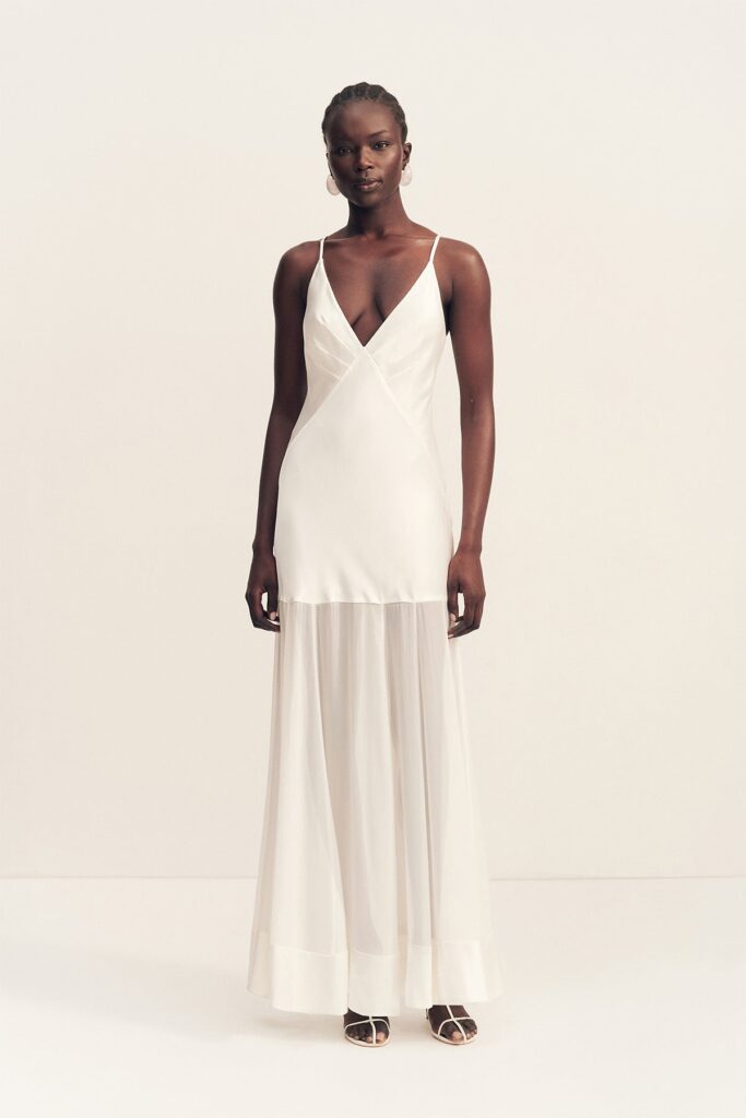 Shona Joy Moraya Plunged Maxi Dress - Image 1