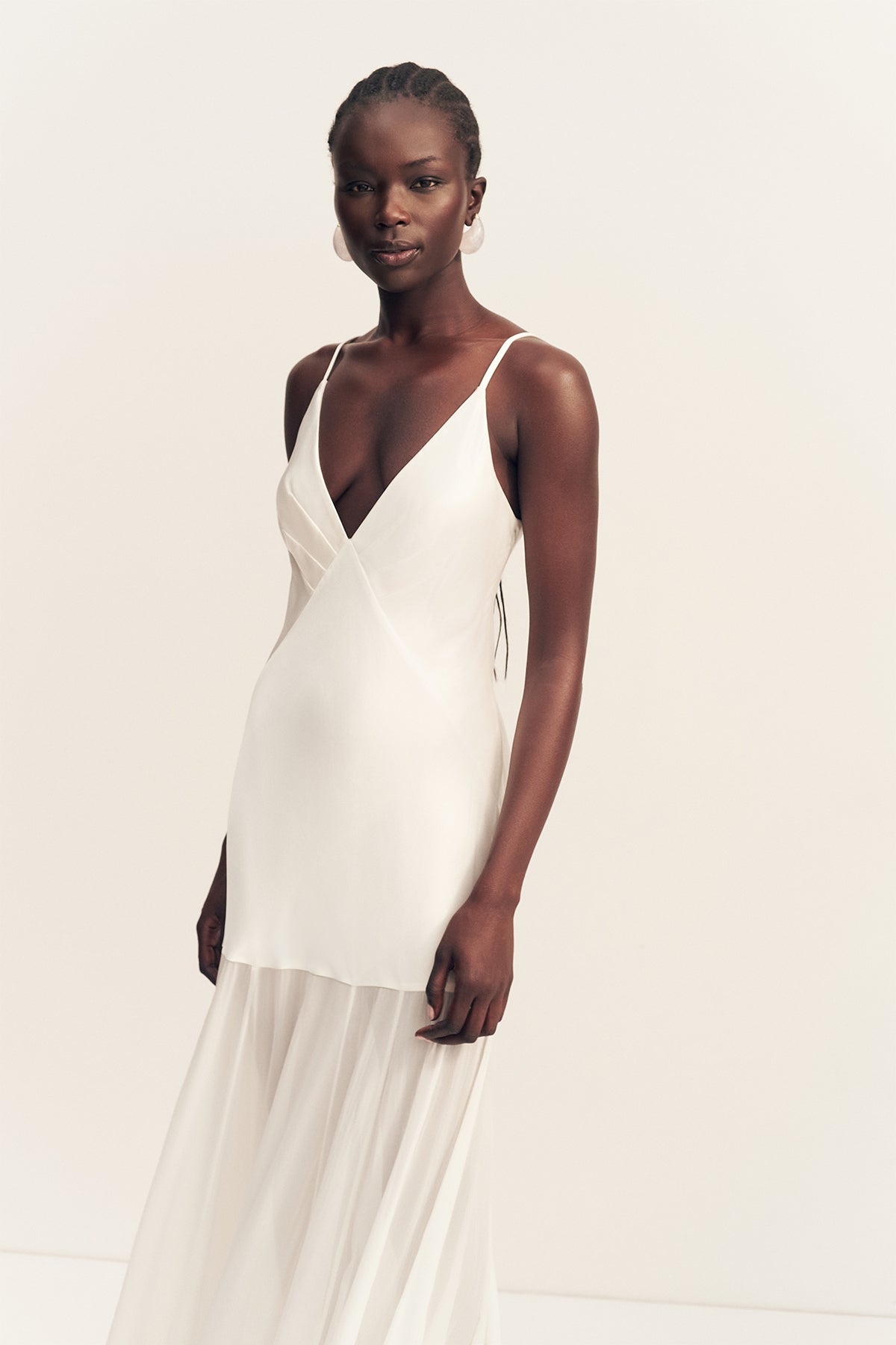 MNSJ140926213050033_2 Shona Joy Moraya Plunged Maxi Dress - Image 2