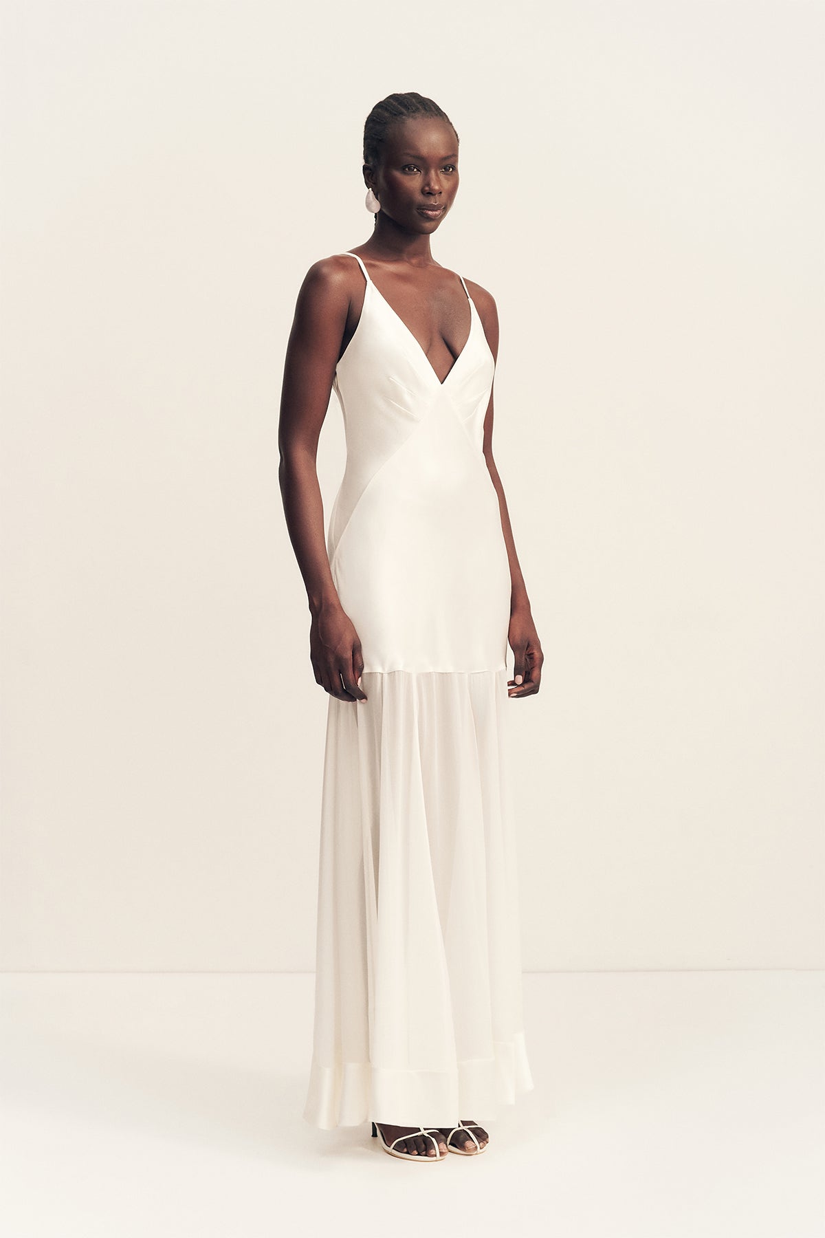 MNSJ140926213050033_3 Shona Joy Moraya Plunged Maxi Dress - Image 3