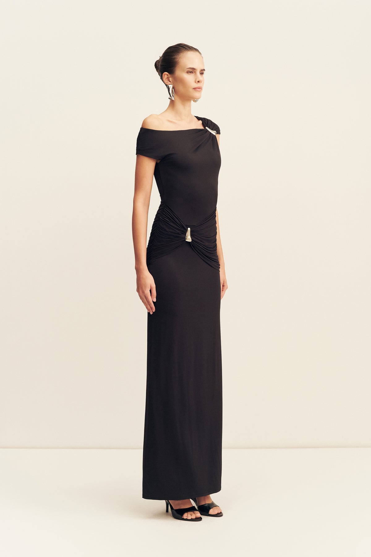 MNSJ140926213050034_3 Shona Joy Miro Slinky Jersey Sleeveless Maxi Dress - Image 3