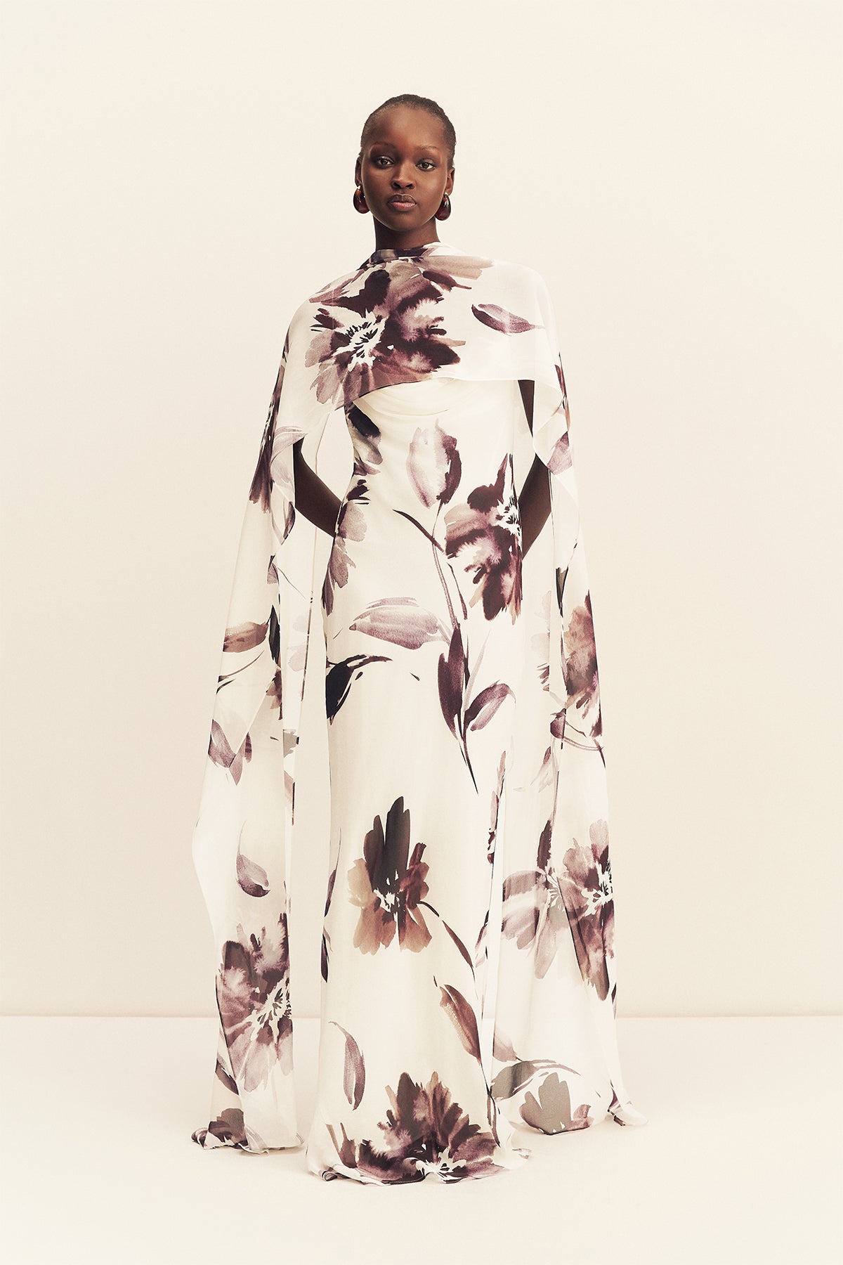Shona Joy Marpessa Bias Maxi Dress With Scarf - Image 3