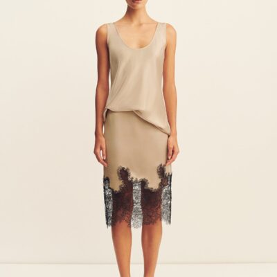 Shona Joy Lucia Lace Midi Skirt - Image 1