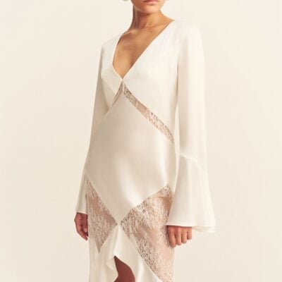 Shona Joy Labyrinth Split Lace Maxi Dress - Image 2