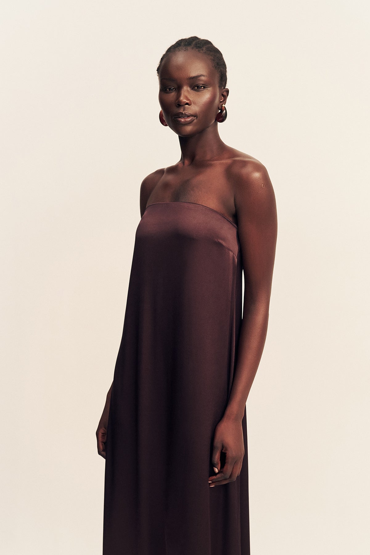 MNSJ140926213050057_2 Shona Joy LA Lune Strapless Column Maxi Dress - Image 2