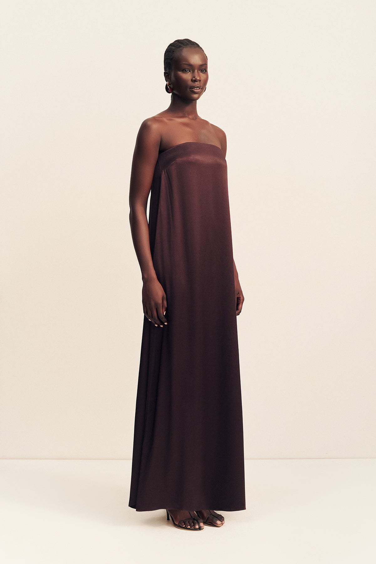MNSJ140926213050057_3 Shona Joy LA Lune Strapless Column Maxi Dress - Image 3