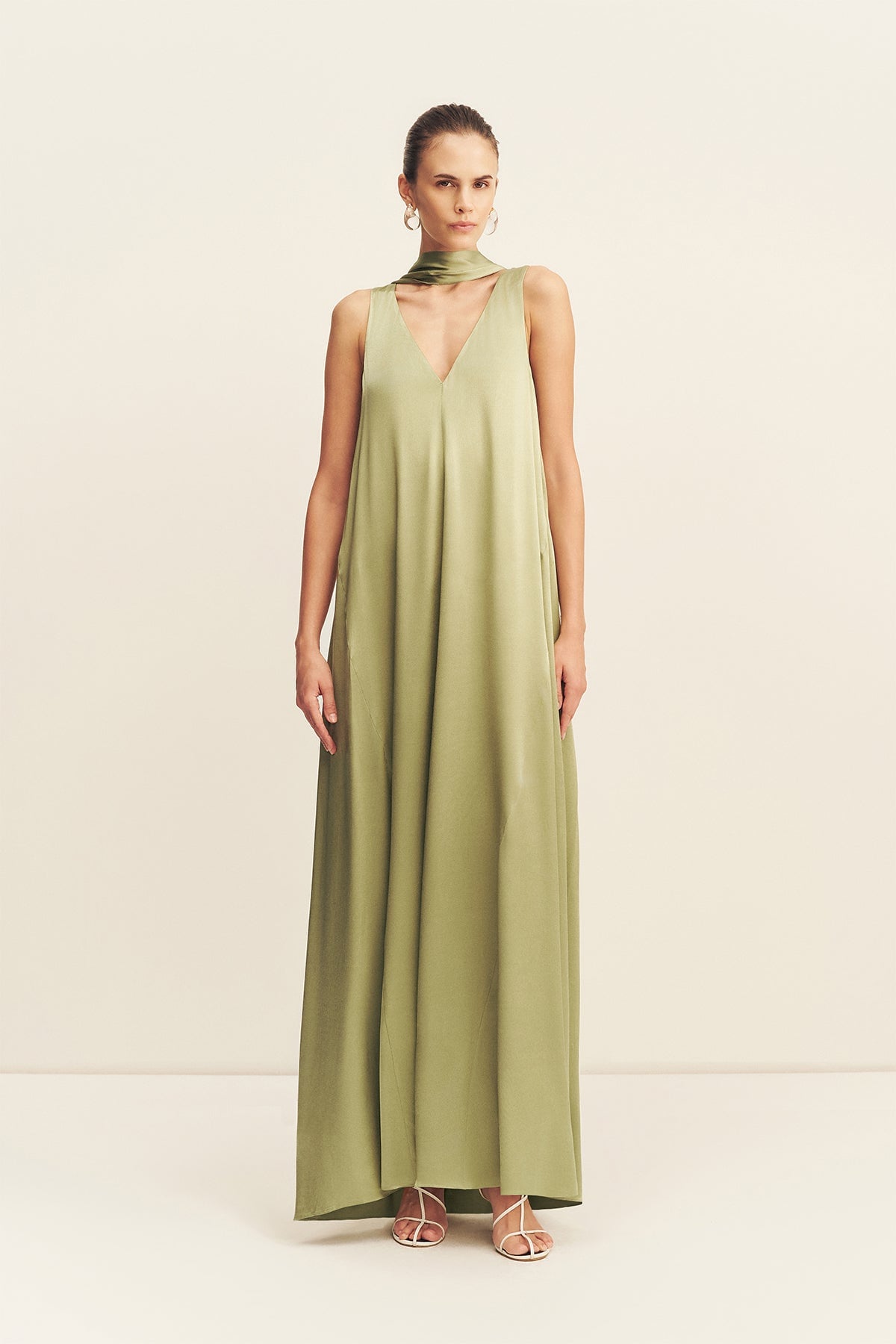 Shona Joy LA Lune Scarf Panelled Maxi Dress - Image 1
