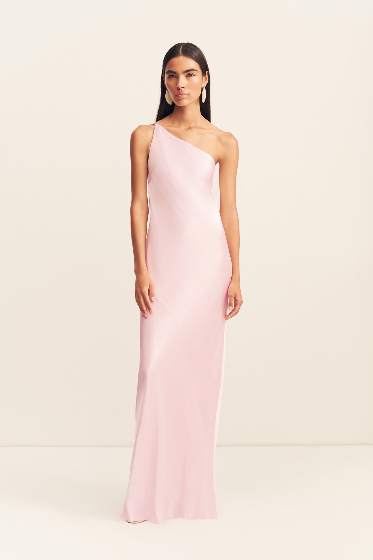 Shona Joy LA Lune One Shoulder Cowl Back Maxi Dress - Image 1