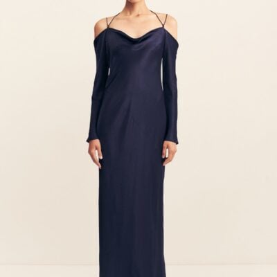 Shona Joy LA Lune Off Shoulder Tie Maxi Dress - Image 1
