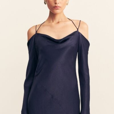 Shona Joy LA Lune Off Shoulder Tie Maxi Dress - Image 2